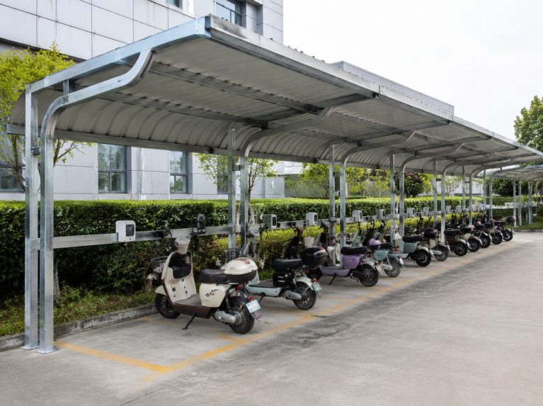 宿迁经济技术开发区电瓶车充电棚